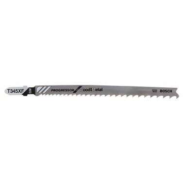 фото Полотно пильное T 345 XF Progressor for Wood + Metal (5 шт.) BOSCH 2608634994