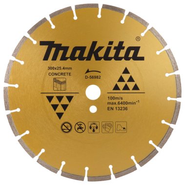 фото Диск алмазный 300 х 25.4/20 мм (бетон) MAKITA D-56982