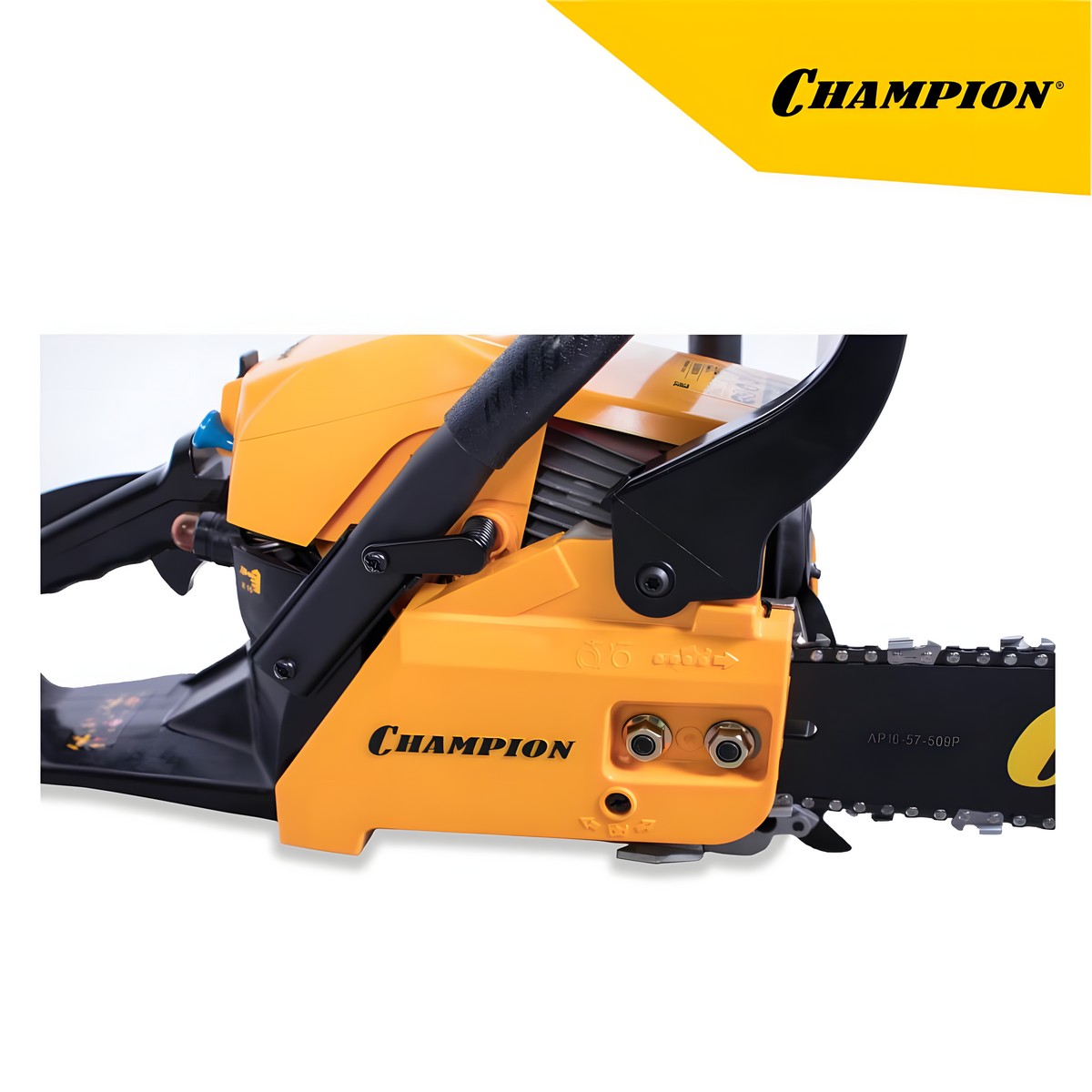 фото Бензопила CHAMPION 241-16"-3/8-1,3-56 (легкий старт) + ПОДАРОК (масло, свеча, цепь, смазка цепи)