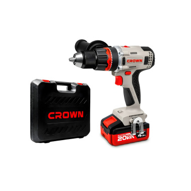 фото Аккумуляторный бесщеточный шуруповерт CROWN CT21090HMX-4 BMC