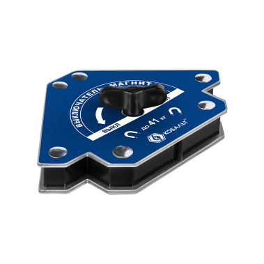 фото Угольник магнитный 160 мм (3 угла, отключаемый магнит до 41 кг) Стрелка КОБАЛЬТ 919-470