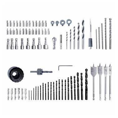 фото Набор сверл, бит, коронок, 90 пр. (в кейсе) GREENWORKS 2944607