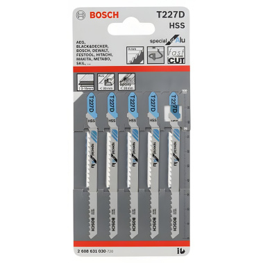 фото Полотно пильное T 227 D Special for Alu (5 шт.) BOSCH 2608631030