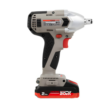 фото Гайковерт аккумуляторный бесщеточный CROWN CT22015HX-2 TB