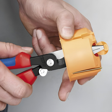 фото Клещи электромонтажные 200 мм (черн) KNIPEX KN-1392200