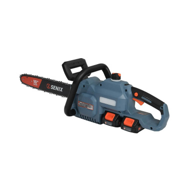 фото Пила цепная аккумуляторная SENIX CSX2-M2-EU, 2X2 40V, 40см, 2 акб, 1зу