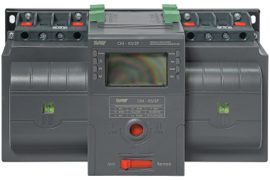 фото Рубильник реверсивный автоматизированный моноблочный (Блок автоматического ввода резерва АВР) CM-63/