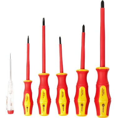 фото Набор отверток диэлектрических 6 шт. (коробка) Ultra Grip КОБАЛЬТ 646-522