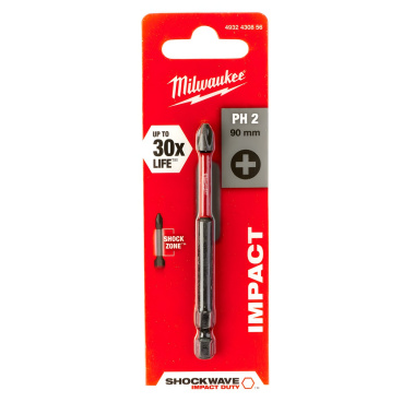 фото Насадка PH 2 х 90 мм (1 шт.) Shockwave MILWAUKEE 4932430856