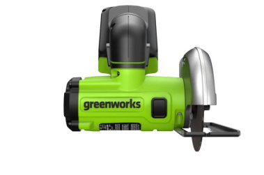 фото Шлифмашина угловая аккумуляторная GREENWORKS GD24UCS (без АКБ и ЗУ, 76 мм, бесщеточная) 3402007