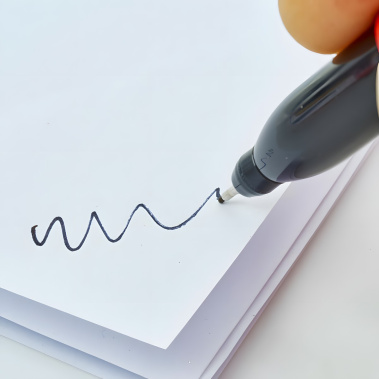 фото Маркер строительный ультра-тонкий, черный (1 шт.) INKZALL MILWAUKEE 48223154