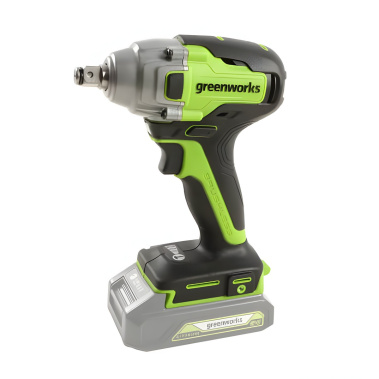 фото Гайковерт аккумуляторный ударный GREENWORKS GD24IW400 (без АКБ и ЗУ) 3802907