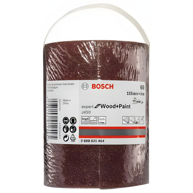фото Рулон шлифовальный 115 х 5000 мм P60 Expert for Wood + Paint BOSCH 2608621464