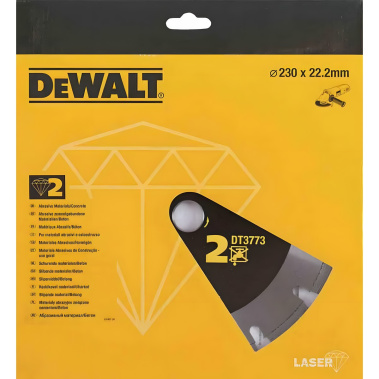 фото Диск алмазный 230 х 2.4 х 22.2 мм (абразивные материалы) DeWalt DT3773