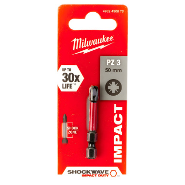 фото Насадка PZ 3 х 50 мм (1 шт.) Shockwave MILWAUKEE 4932430870