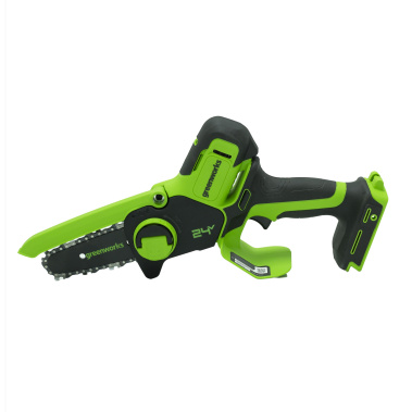 фото Мини-пила цепная аккумуляторная GREENWORKS G24MCS10K4 2008207UB