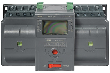 фото Рубильник реверсивный автоматизированный моноблочный (Блок автоматического ввода резерва АВР) CM-63/