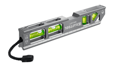 фото Уровень магнитный 8-в-1, 200 мм (4 глазка, точность 0,3 мм/м) KRAFTOOL BILLET 34790