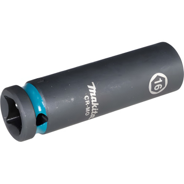 фото Головка ударная удлиненная 1/2'' 16 х 81,5 мм Impact Black MAKITA E-16461