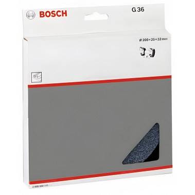 фото Диск шлифовальный 200 х 32 мм P36 (для точила) BOSCH 2608600111