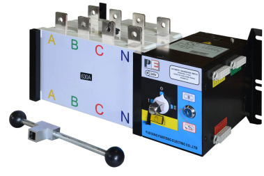 фото Реверсивный рубильник АВР (устройство автоматического ввода резерва) SHIQ5-1250 4P