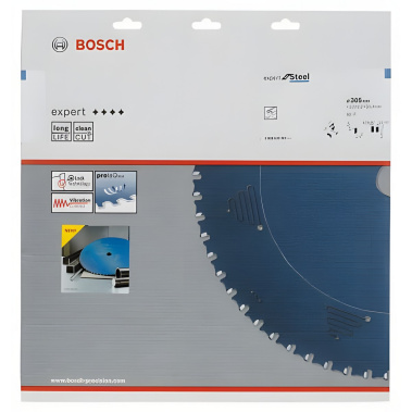 фото Диск пильный 305 х25.4 мм 80T Expert for Steel BOSCH 2608643061