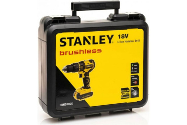 фото Дрель аккумуляторная ударная STANLEY SBH20D2K-RU + ЯЩИК в подарок