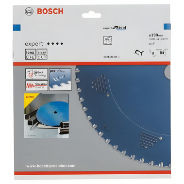 фото Диск пильный 190 х 20 мм 40T Expert for Steel BOSCH 2608643056