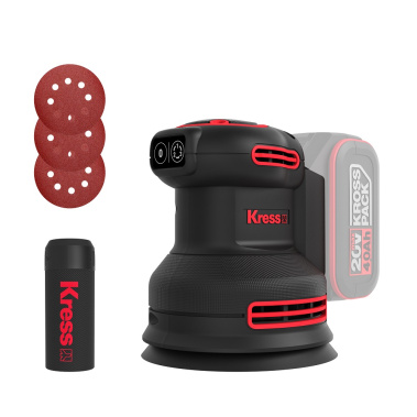 фото Шлифмашина эксцентриковая аккумуляторная KRESS KUD20.9 (без АКБ и ЗУ)