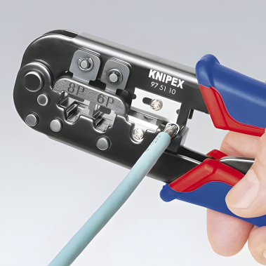 фото Инструмент для опрессовки штекеров типа Western KNIPEX KN-975110