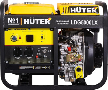 фото Генератор дизельный HUTER LDG5000LX