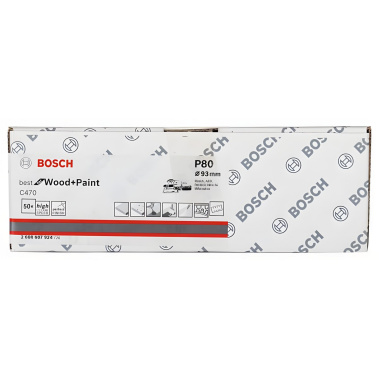 фото Лист шлифовальный 93 х 186 мм P80 (1 шт.) Best for Wood and Paint BOSCH 2608607924