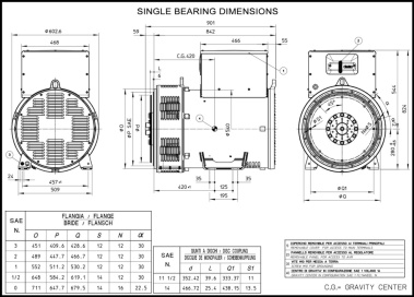фото Mecc Alte ECO38-2М/4C SAE 1/14 (200 кВт)
