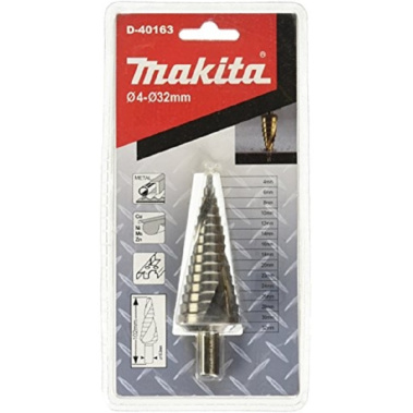 фото Сверло ступенчатое 4-32 х 102, 6 мм (со спиральным желобком) HSS MAKITA D-40163