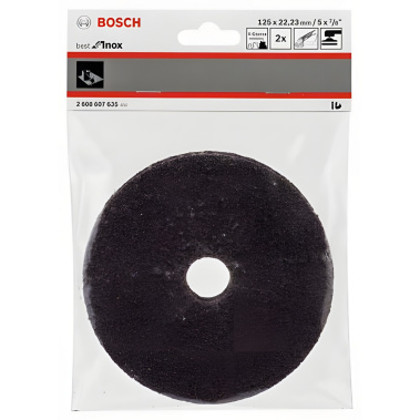 фото Круг войлочный 125 х 22.2 мм (очень крупный, 1 шт.) Best for Inox BOSCH 2608607635