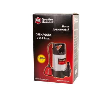 фото Насос дренажный QUATTRO ELEMENTI Drenaggio 750 F Inox