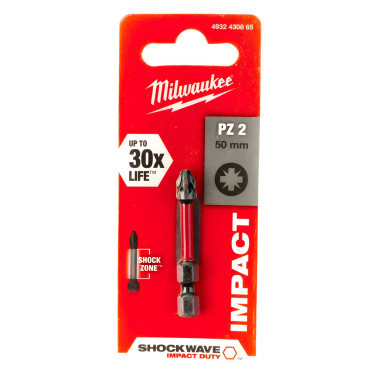 фото Насадка PZ 2 х 50 мм (1 шт.) Shockwave MILWAUKEE 4932430865
