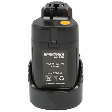 фото Аккумулятор для BOSCH (10.8V, 2.0Ah, Li-Ion, коробка) ПРАКТИКА 779-233