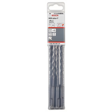 фото Бур 6 х 150 х 215 мм SDS-Plus-7 BOSCH 2608585060