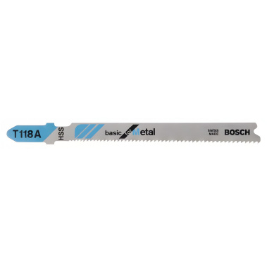 фото Полотно пильное T 118 A HSS (3 шт.) BOSCH 2608631507