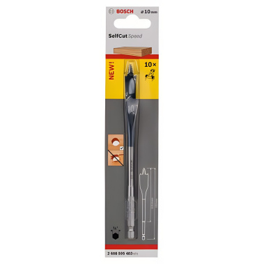 фото Сверло по дереву перовое 10 х 152 мм Self Cut Speed BOSCH 2608595483