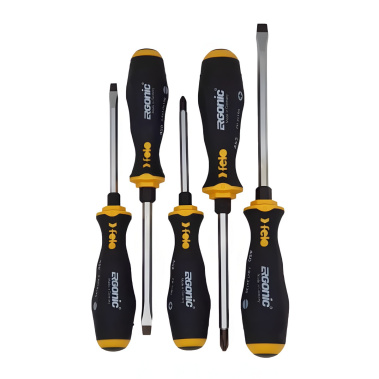 фото Набор ударных отверток, 5 шт. (SL/PH) Ergonic FELO 45095248