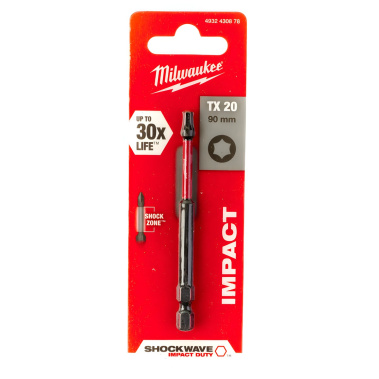 фото Насадка TX 20 х 90 мм (1 шт.) Shockwave MILWAUKEE 4932430878