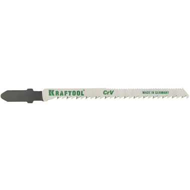 фото Полотна для лобзика KRAFTOOL T101BR, EU-хвост., по дереву, шаг 2,5 мм, 75 мм (2 шт.) 159516-2,5