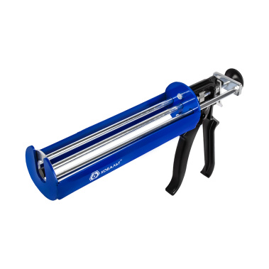 фото Пистолет для хим. анкеров 380-410 мл (скелетный стальной корпус, 3-х шток. поршень) КОБАЛЬТ 918-664