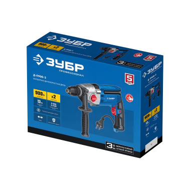 фото Дрель ЗУБР Профессионал Д-П900-2