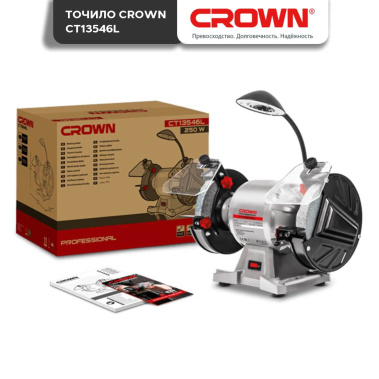 фото Точило CROWN CT13546L