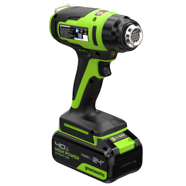 фото Фен строительный аккумуляторный GREENWORKS G24HG 3400207CUB