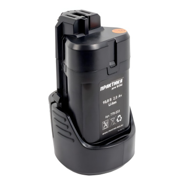 фото Аккумулятор для BOSCH (10.8V, 2.0Ah, Li-Ion, коробка) ПРАКТИКА 779-233