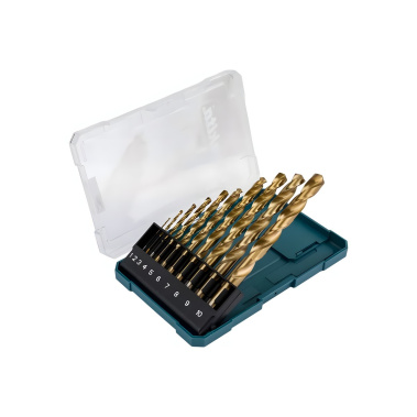 фото Набор сверл по металлу 10 шт. (1-10 мм) HSS-TIN Economy MAKITA D-72849